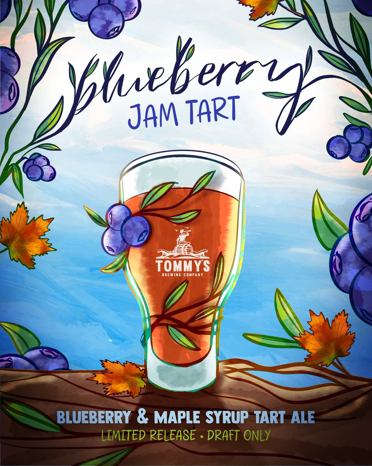 Blueberry Jam Tart