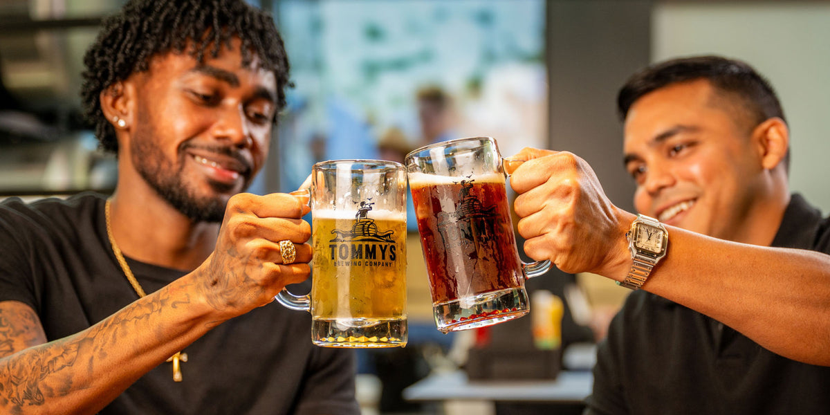 24 taps. Poured fresh.